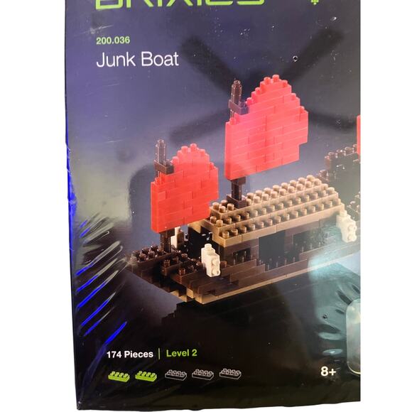 Brixies 174 piece Junk Boat building set- NIB - Picture 2 of 3